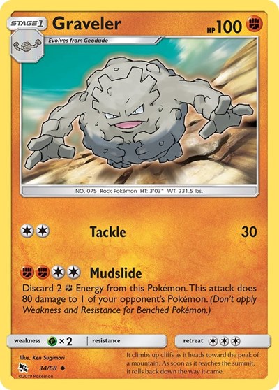Graveler #34 Hidden Fates
