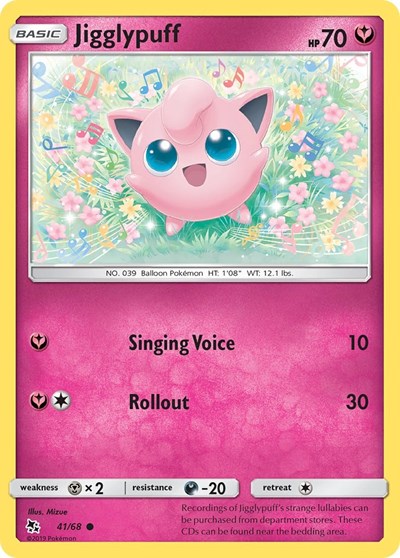 Jigglypuff #41 Hidden Fates
