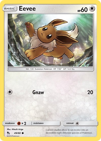 Eevee #49 Hidden Fates