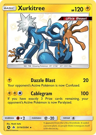 Xurkitree #SV14 Hidden Fates: Shiny Vault