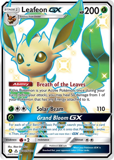 Leafeon GX #SV46 Hidden Fates: Shiny Vault