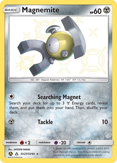 Magnemite #SV27 Hidden Fates: Shiny Vault