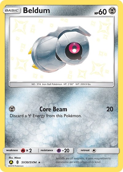 Beldum #SV30 Hidden Fates: Shiny Vault