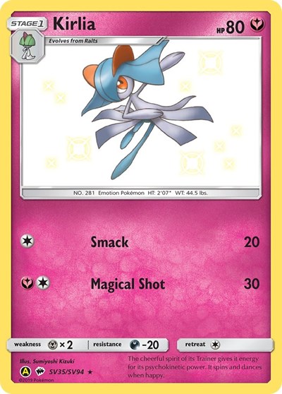Kirlia #SV35 Hidden Fates: Shiny Vault