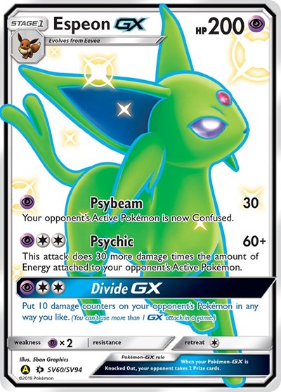 Espeon GX #SV60 Hidden Fates: Shiny Vault