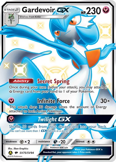 Gardevoir GX #SV75 Hidden Fates: Shiny Vault