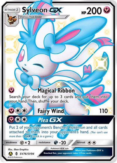 Sylveon GX #SV76 Hidden Fates: Shiny Vault