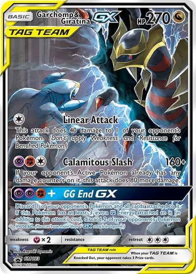 Garchomp & Giratina GX SM Promos #SM193