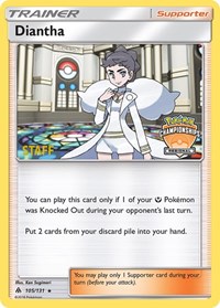 Diantha (Regional Championships) [Staff] #105 League & Championship Cards
