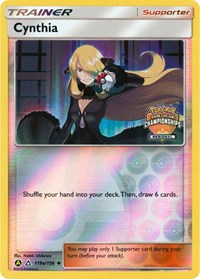 Cynthia #119A League & Championship Cards