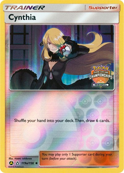Cynthia #119A League & Championship Cards