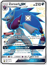 Zoroark GX #77A Alternate Art Promos