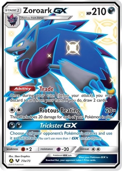 Zoroark GX #77A Alternate Art Promos