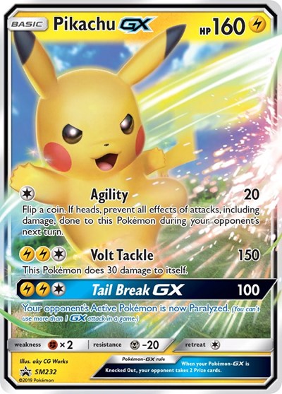 Pikachu GX #SM232 SM Promos