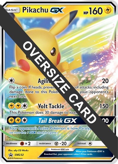 Pikachu GX #SM232 Jumbo Cards