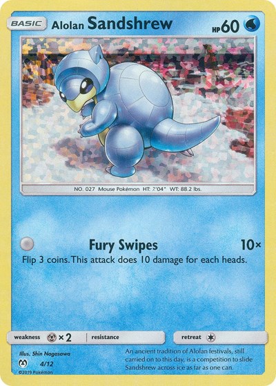 Alolan Sandshrew #4 McDonald's Promos 2019