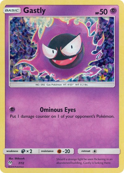 Gastly #7 McDonald's Promos 2019