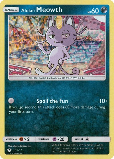 Alolan Meowth #10 McDonald's Promos 2019