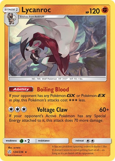 Lycanroc #124 SM - Cosmic Eclipse