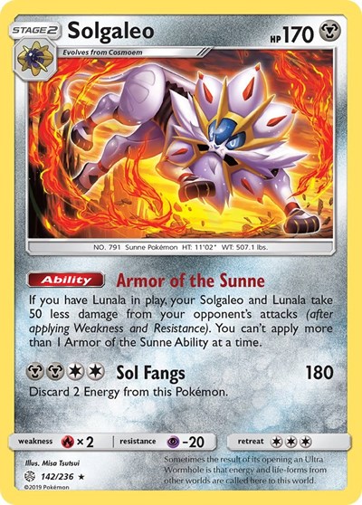 Solgaleo #142 SM - Cosmic Eclipse