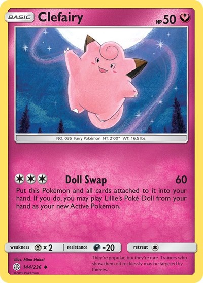 Clefairy #144 SM - Cosmic Eclipse