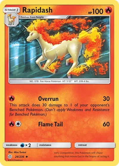Rapidash #24 SM - Cosmic Eclipse