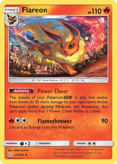 Flareon #25 SM - Cosmic Eclipse