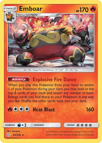 Emboar #33 SM - Cosmic Eclipse