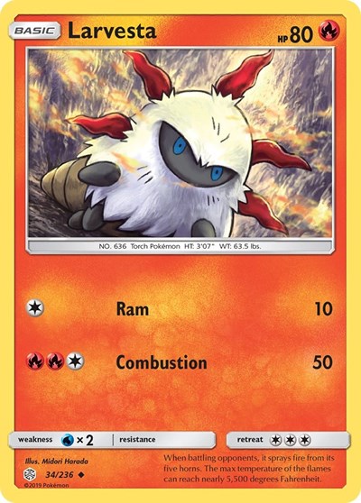 Larvesta #34 SM - Cosmic Eclipse
