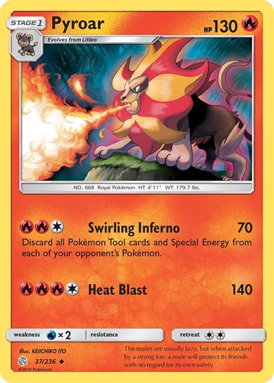 Pyroar #37 SM - Cosmic Eclipse