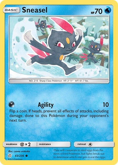 Sneasel #43 SM - Cosmic Eclipse