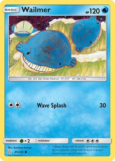 Wailmer #45 SM - Cosmic Eclipse