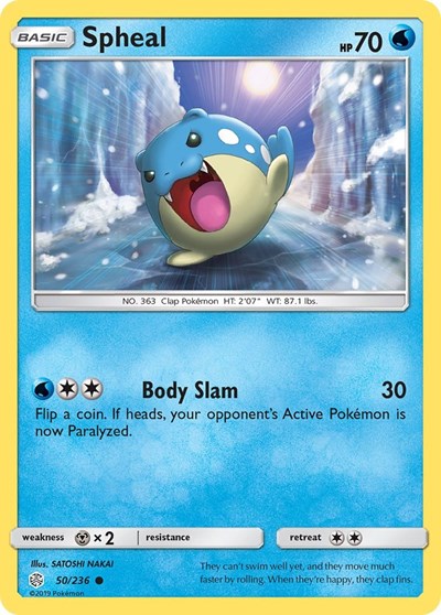 Spheal #50 SM - Cosmic Eclipse