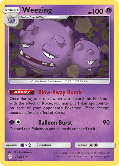 Weezing #77 SM - Cosmic Eclipse