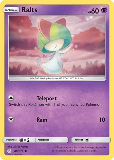 Ralts #80 SM - Cosmic Eclipse