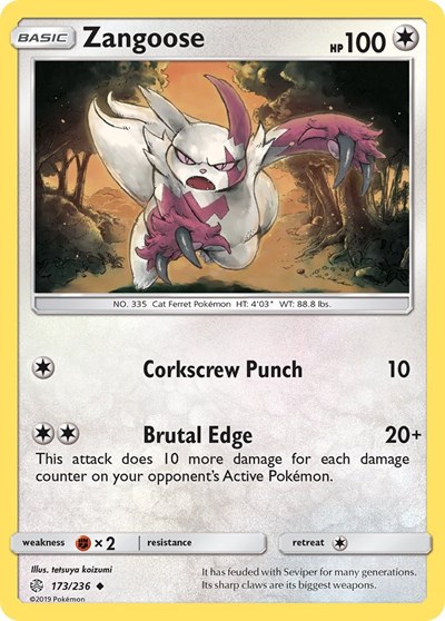 Zangoose #173 SM - Cosmic Eclipse