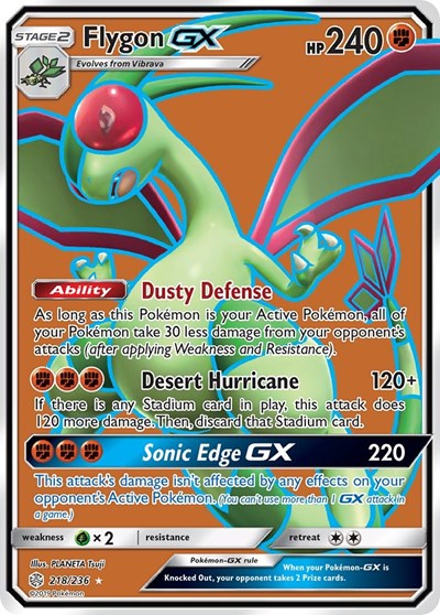 Flygon GX #218 SM - Cosmic Eclipse