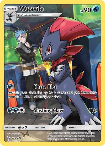 Weavile #238 SM - Cosmic Eclipse