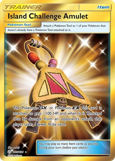 Island Challenge Amulet #265 SM - Cosmic Eclipse
