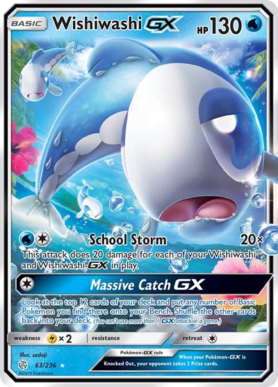 Wishiwashi GX #63 SM - Cosmic Eclipse