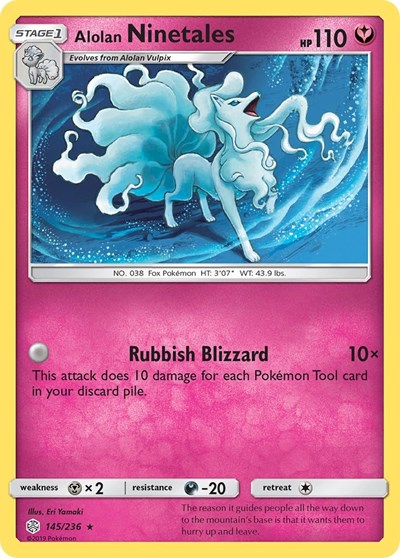 Alolan Ninetales #145 SM - Cosmic Eclipse