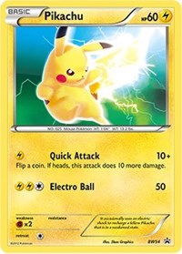Pikachu #BW54 Black and White Promos