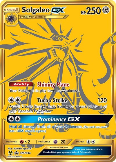 Solgaleo GX #SM104A SM Promos