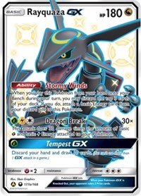 Rayquaza GX #177A Alternate Art Promos