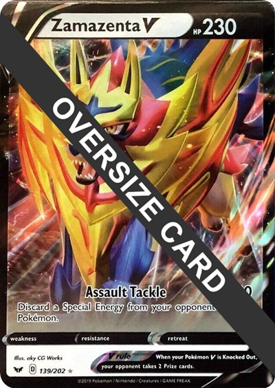 Zamazenta V #139 Jumbo Cards