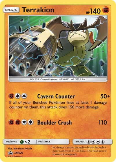 Terrakion #SM223 SM Promos