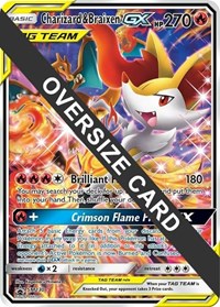 Charizard & Braixen GX - SM230 Jumbo Cards