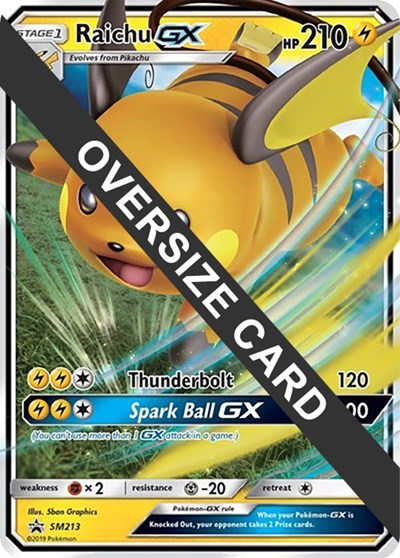 Raichu GX #SM213 Jumbo Cards