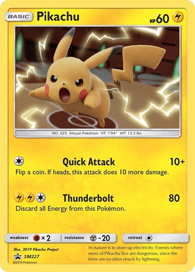Pikachu #SM227 SM Promos
