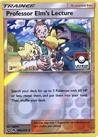Professor Elm's Lecture (League Challenge) [3rd Place] #188A League & Championship Cards